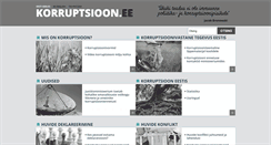 Desktop Screenshot of korruptsioon.ee